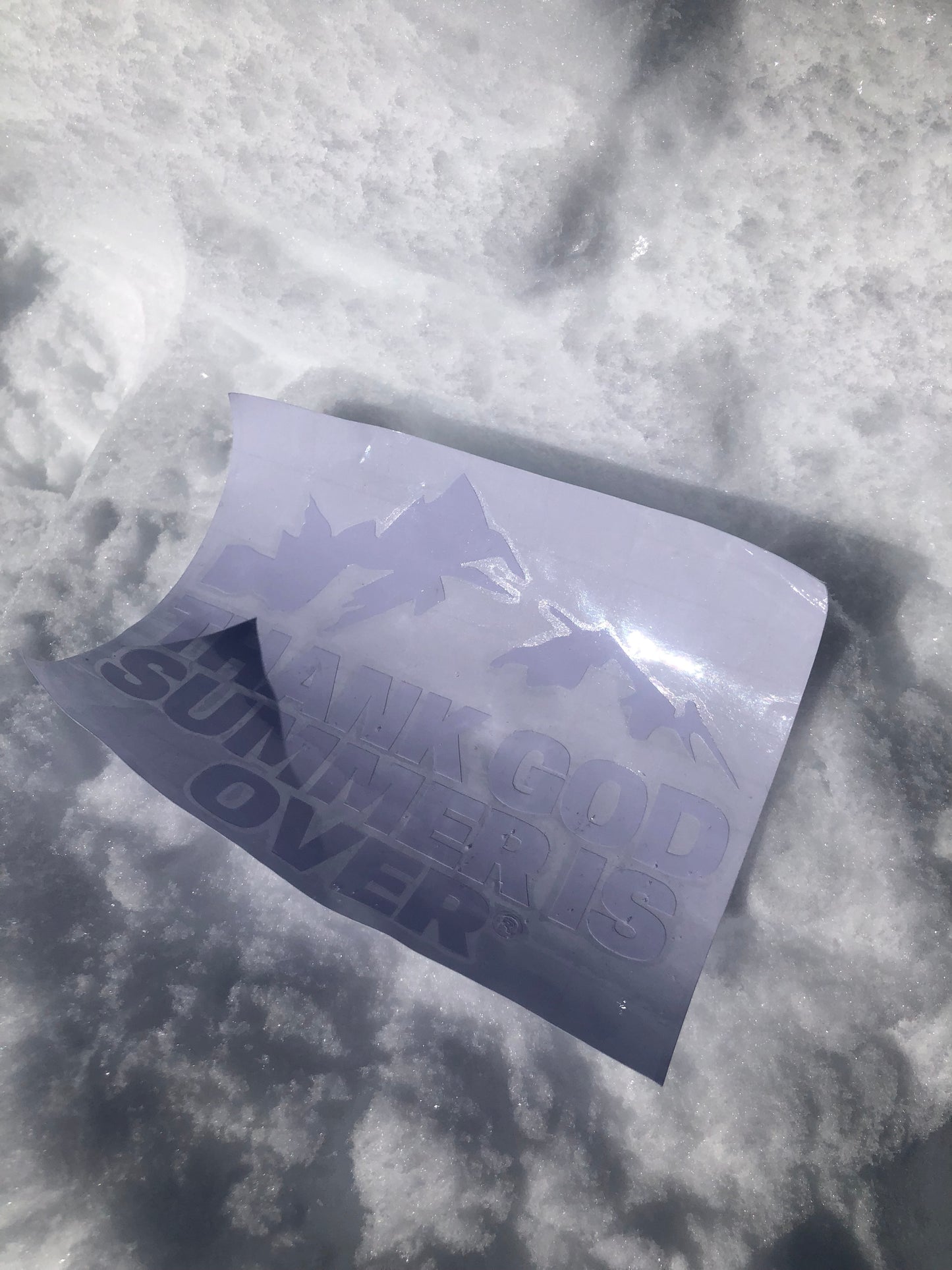 New Mountain Sticker