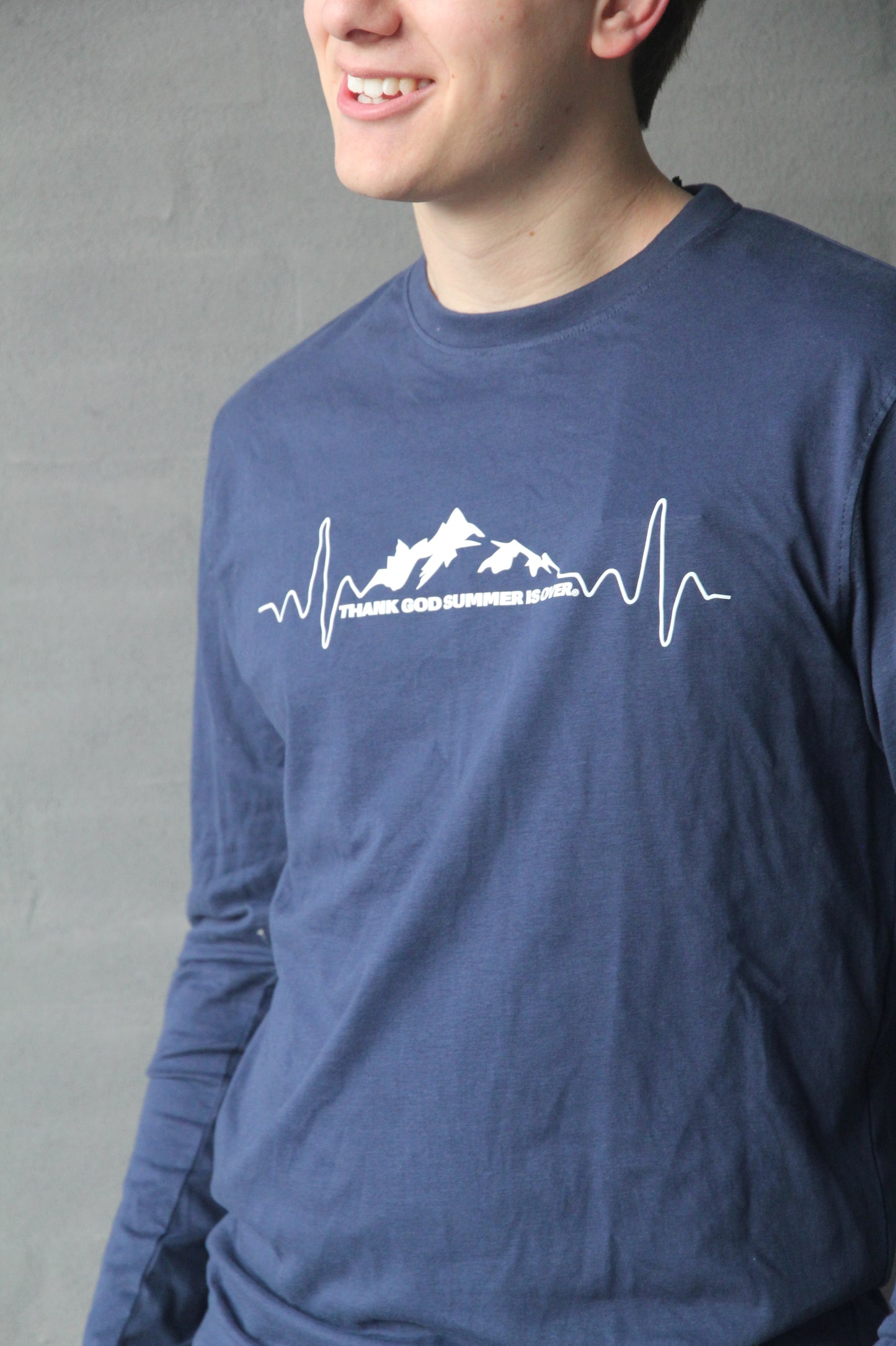 MOUNTAIN EKG LONG SLEEVE T-SHIRT