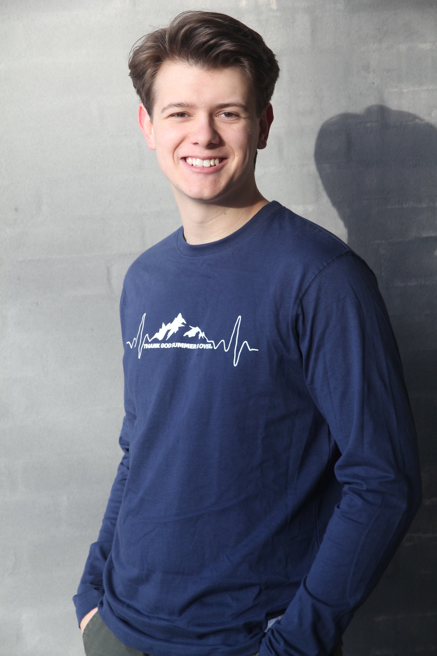 MOUNTAIN EKG LONG SLEEVE T-SHIRT