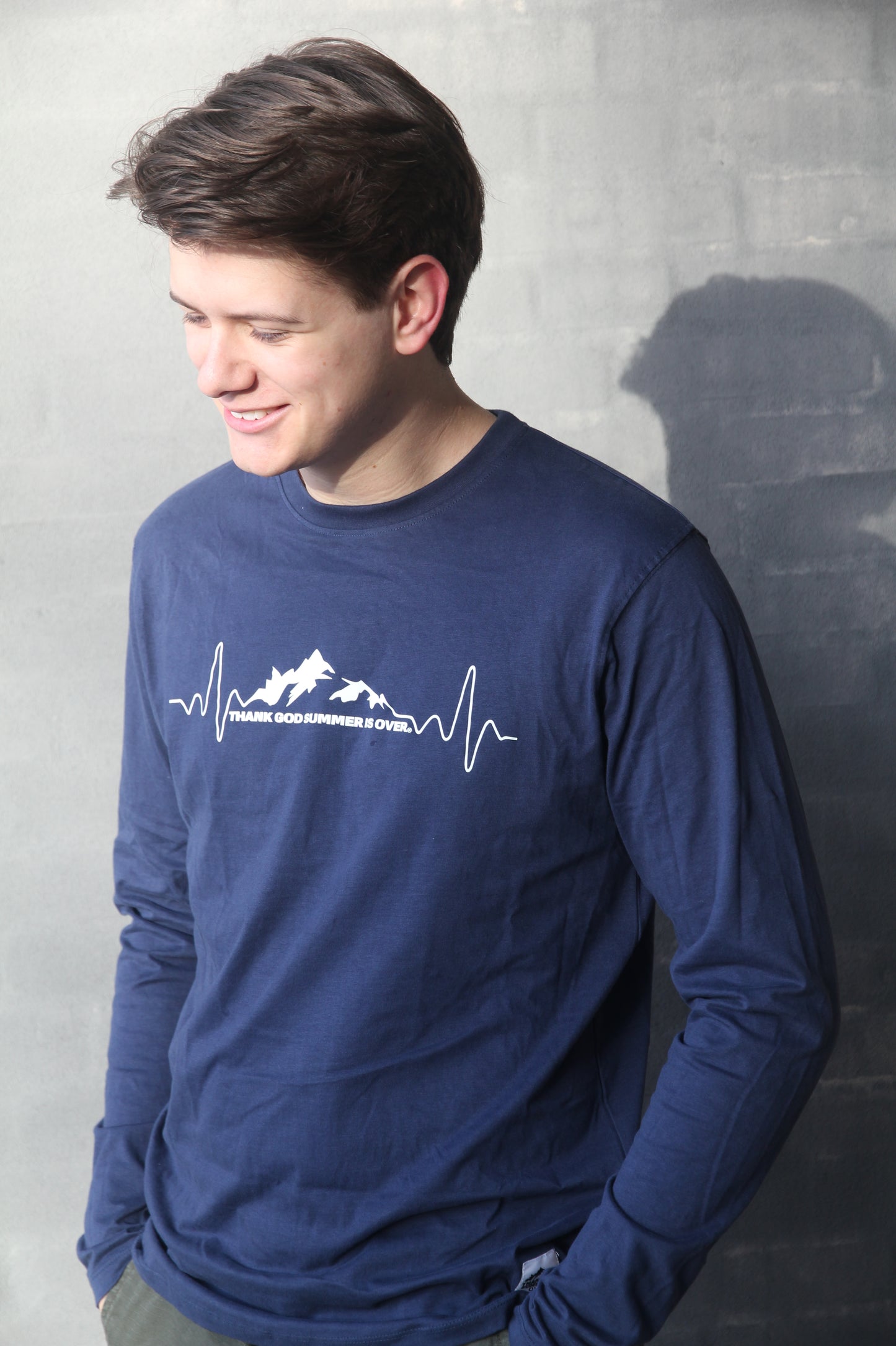 MOUNTAIN EKG LONG SLEEVE T-SHIRT