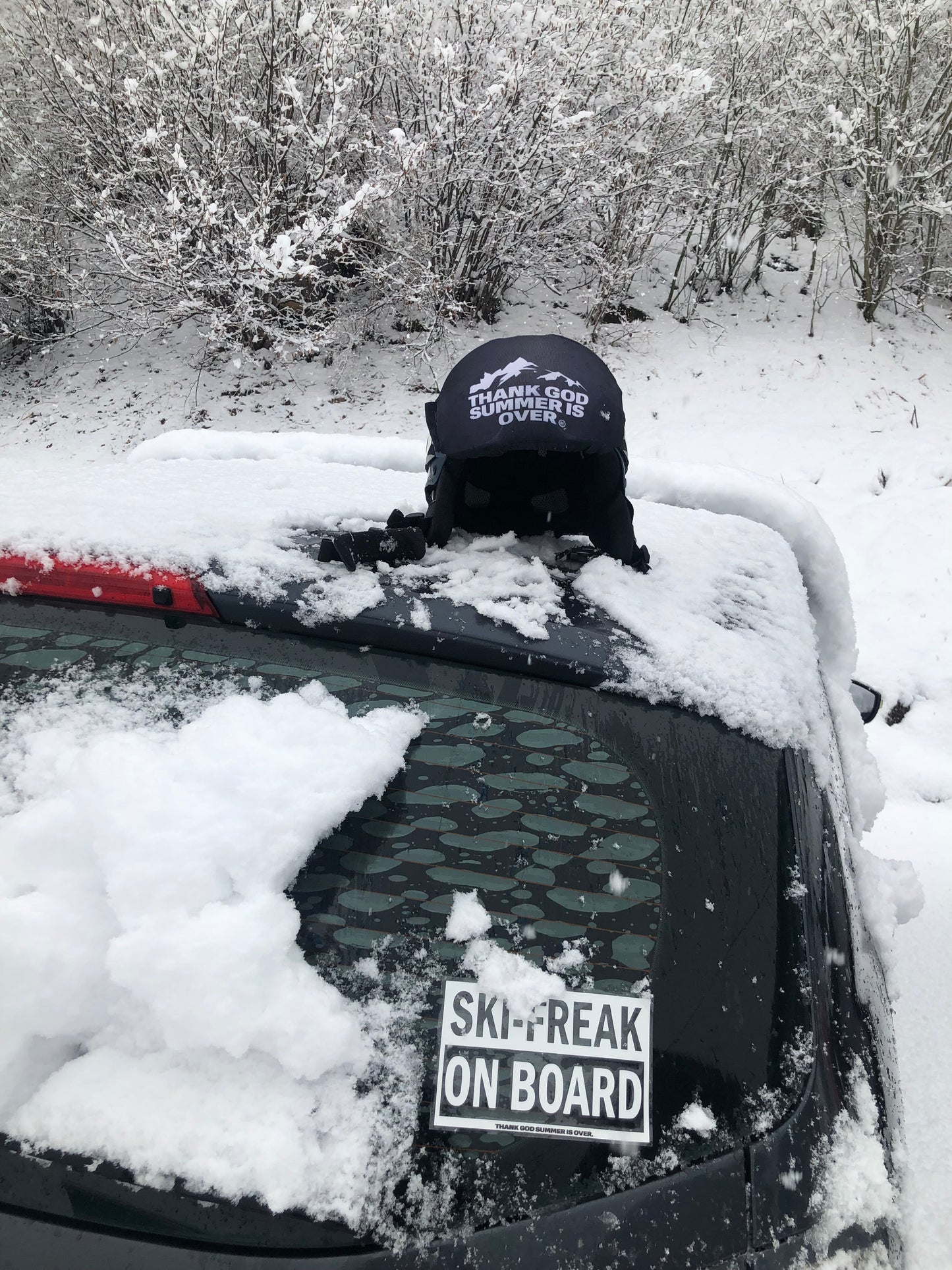 "SKI-FREAK ON BOARD" Sticker